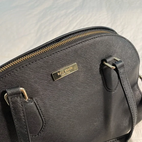 Kate Spade Reiley Laurel Way Black Satchel Purse - Picture 8 of 16